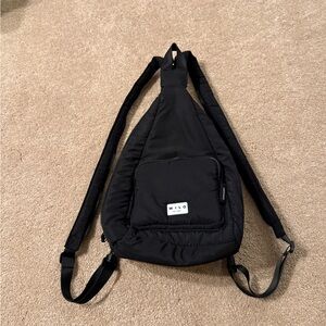 NWOT WILO Black Sling Backpack